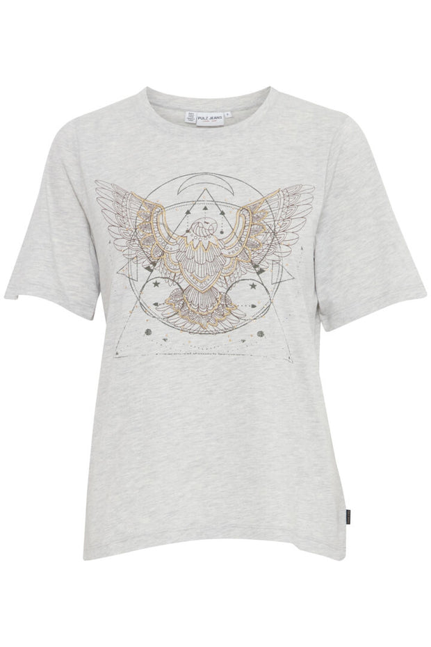 Freya T-Shirt - Light Grey Melange