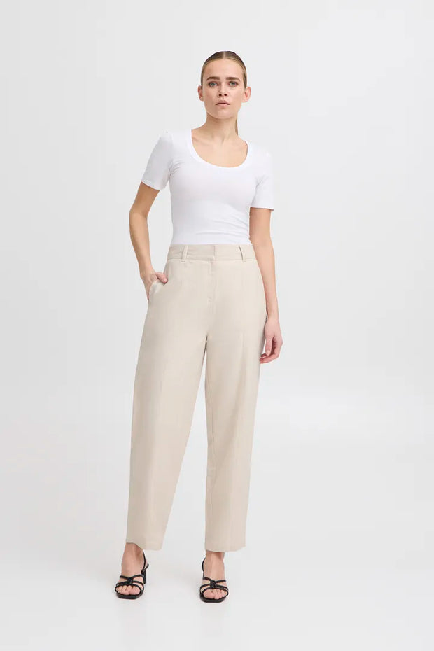 Zahra Pants - Birch Melange