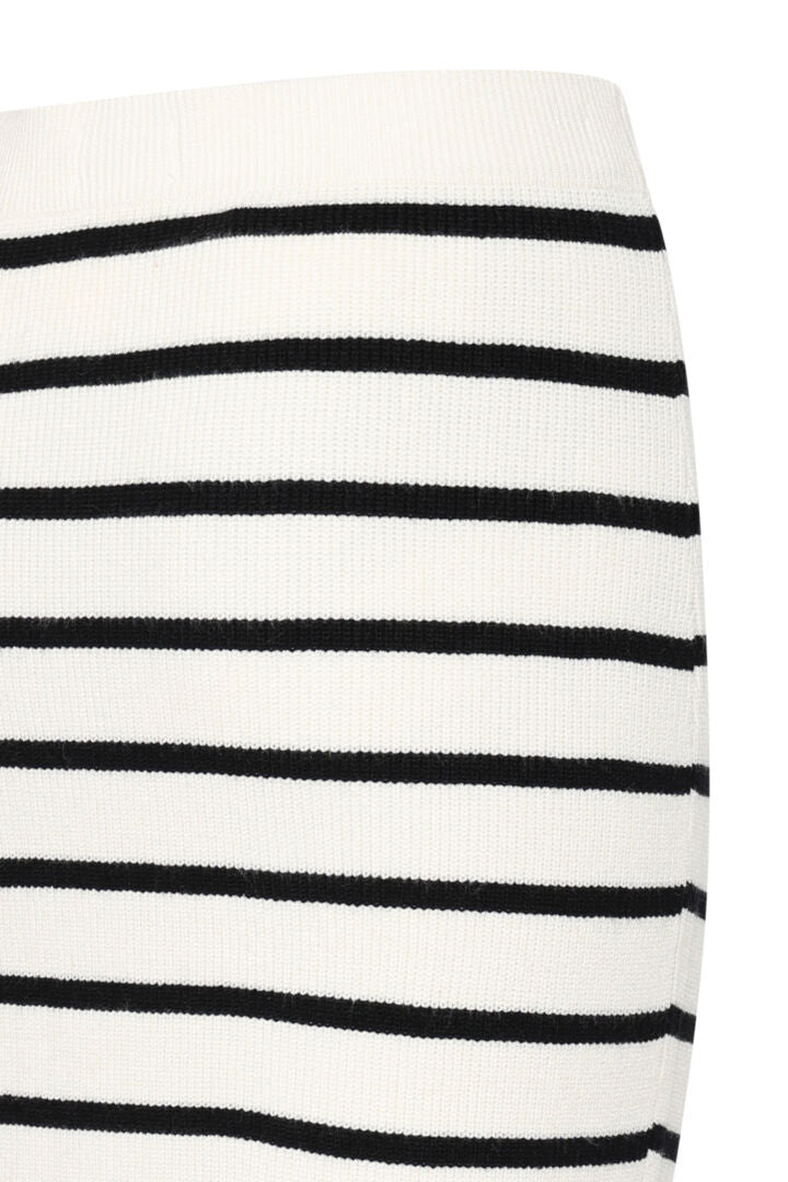 Boston Skirt - Birch/Black stripe