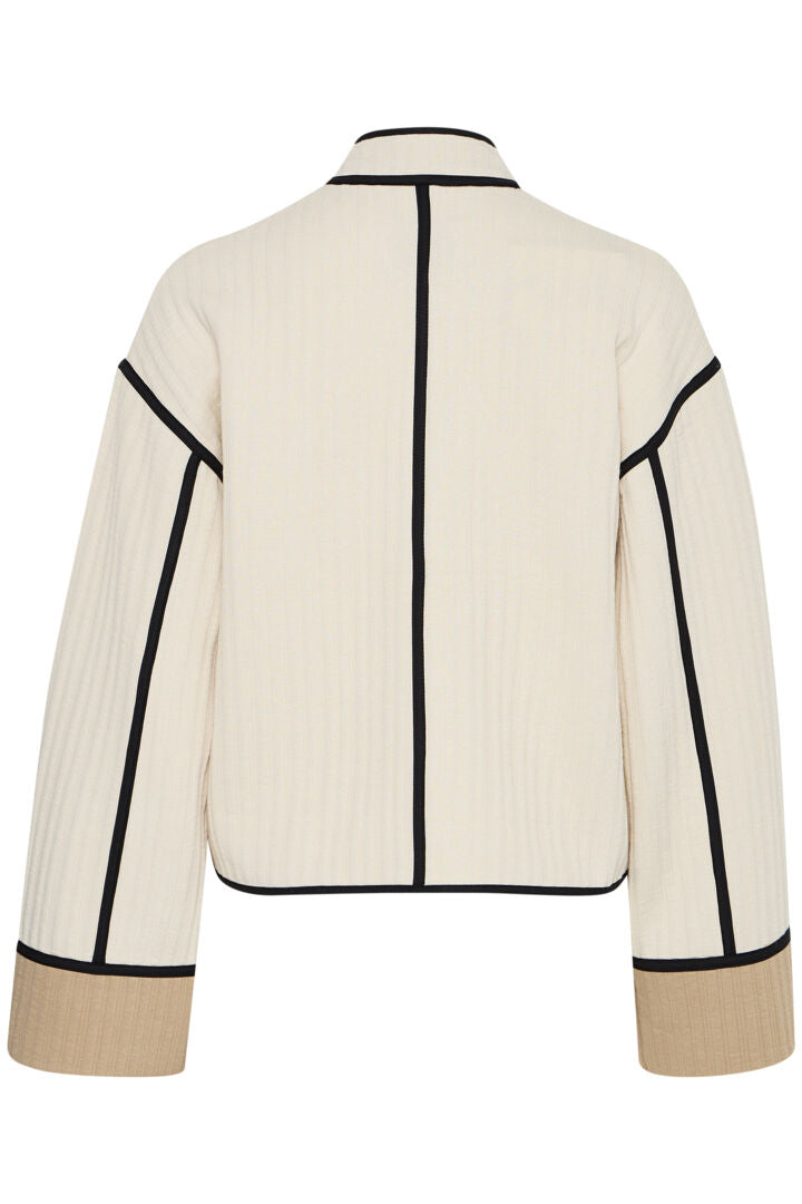 Kate Quilted Jacket - Almond Milk