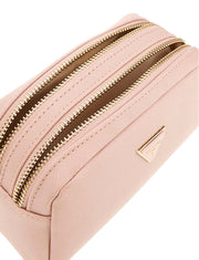 Guess Double Zip Beauty Bag - Candy Pink