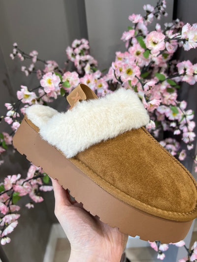 Classic Slingback Slipper - Camel