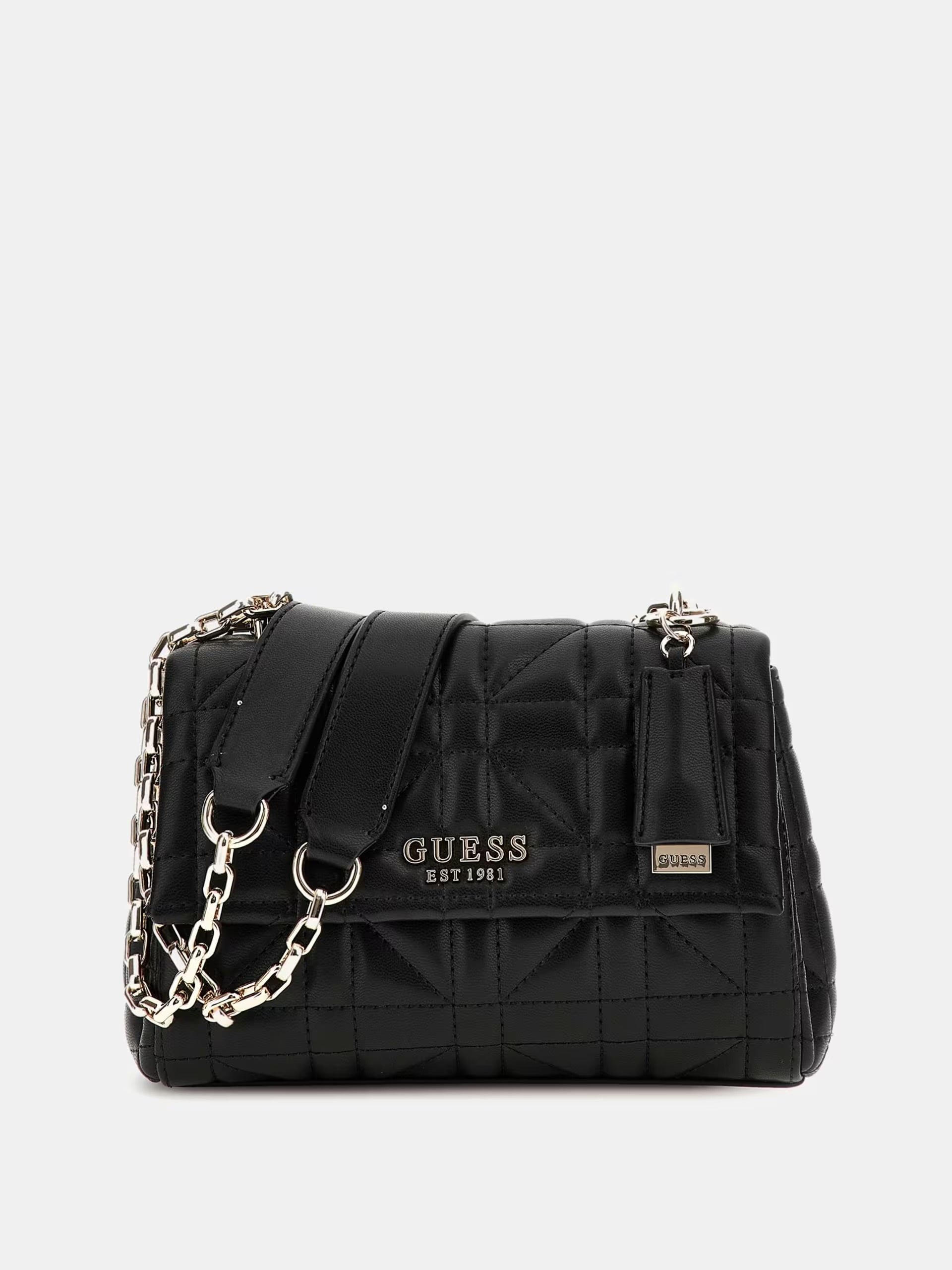 Guess Assia Convertible Crossbody Flap Black Spoilt Belle Boutique Online