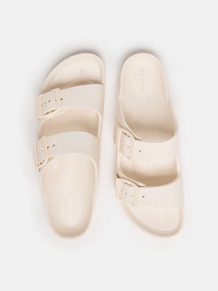 Joules Sunseeker EVA Sliders - White