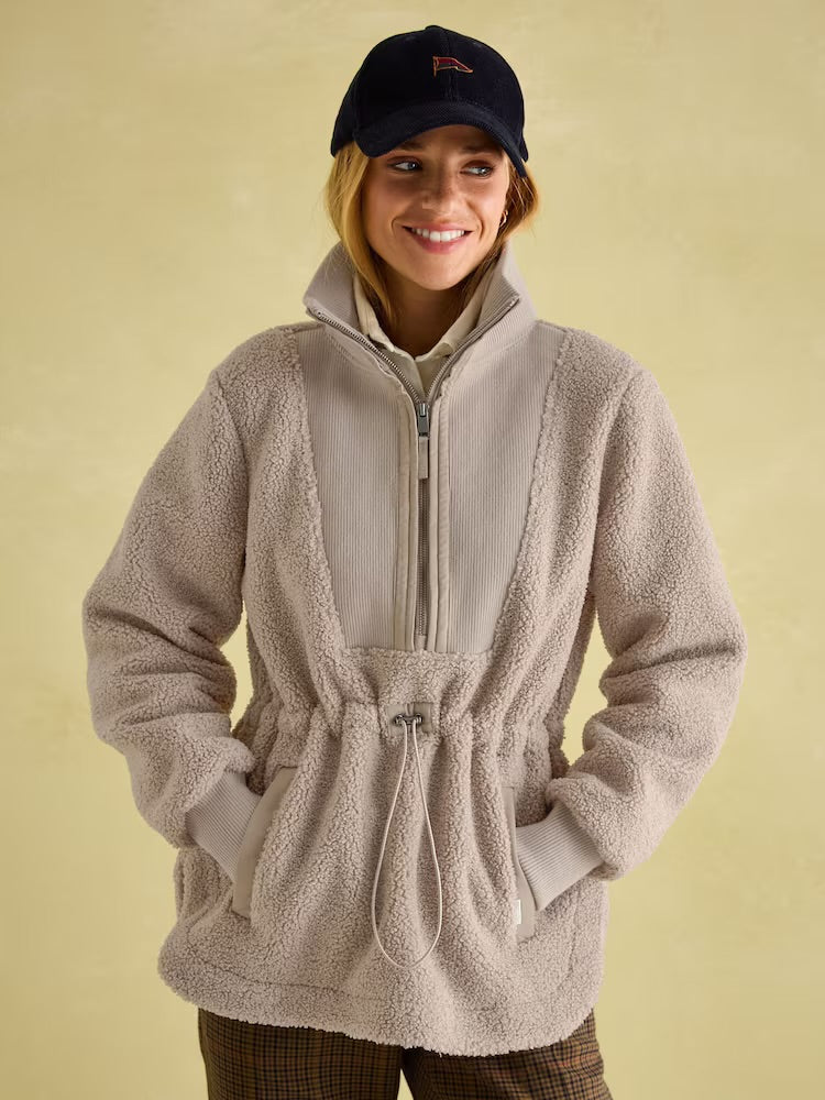 Joules Thurleston Borg Fleece - Neutral