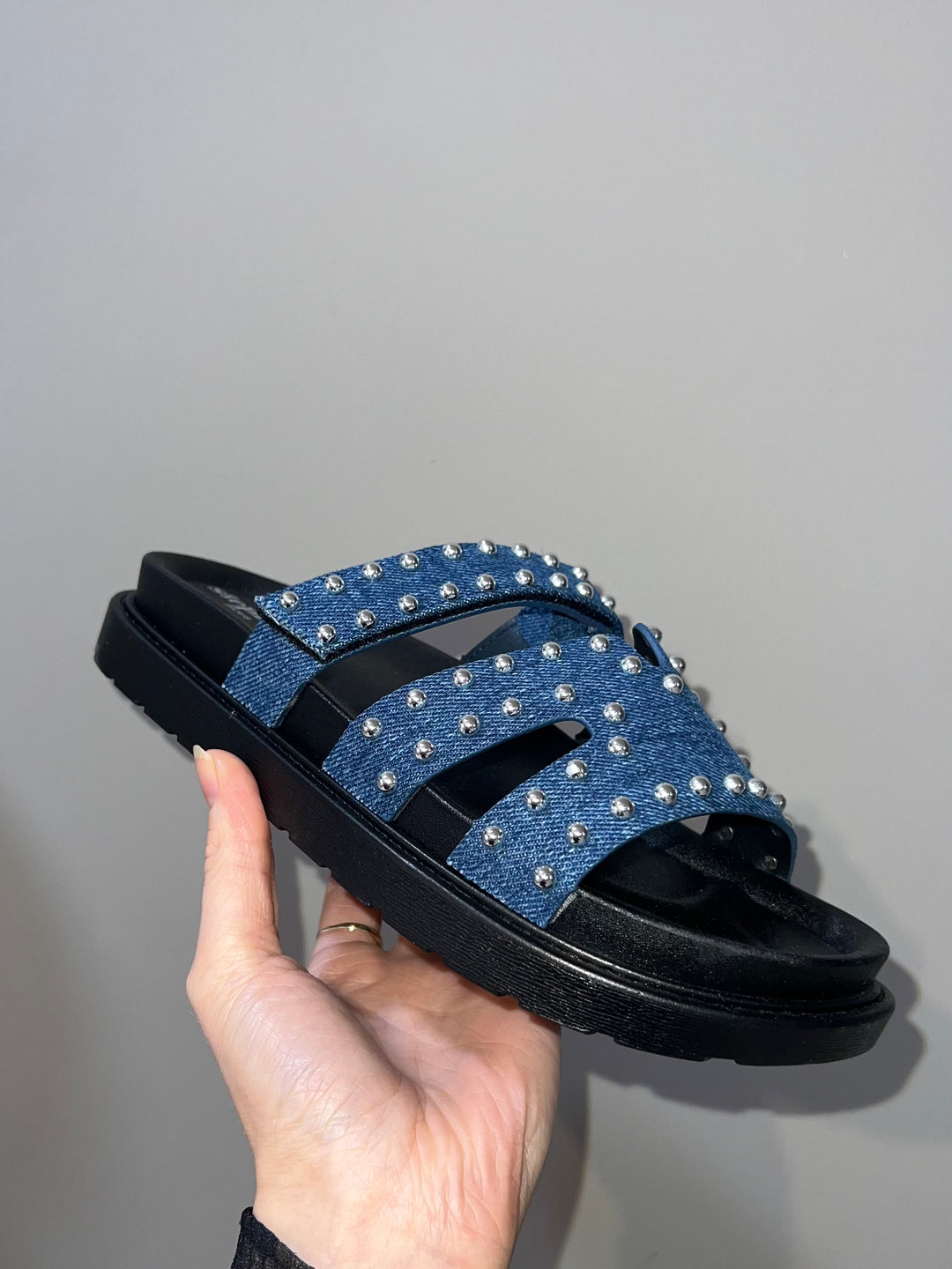 Platform Sandal - Denim