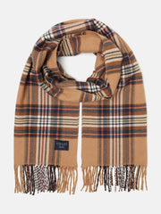 Joules Langtree Scarf Rust Check