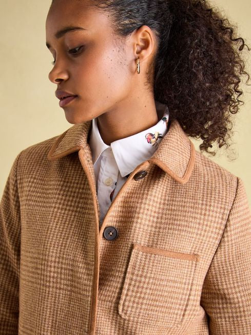 Joules Launton Jacket - Camel Check