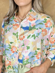 Pastel Floral Shirt - Print