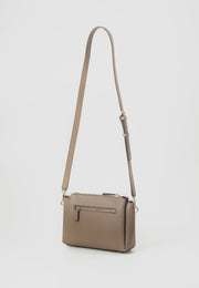 Guess Noelle Triple Compartment Crossbody - Dark Taupe