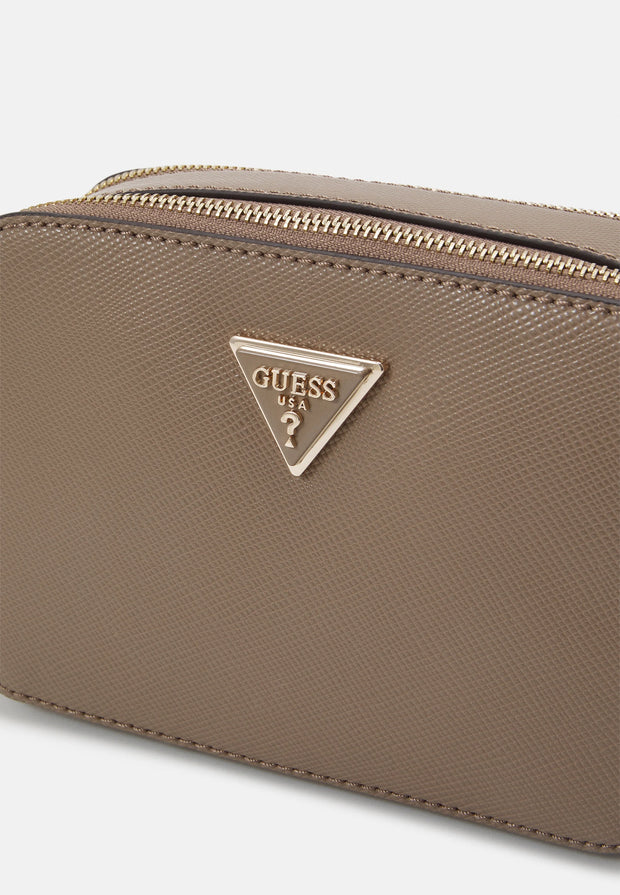 Guess Noelle Camera Crossbody - Dark Taupe