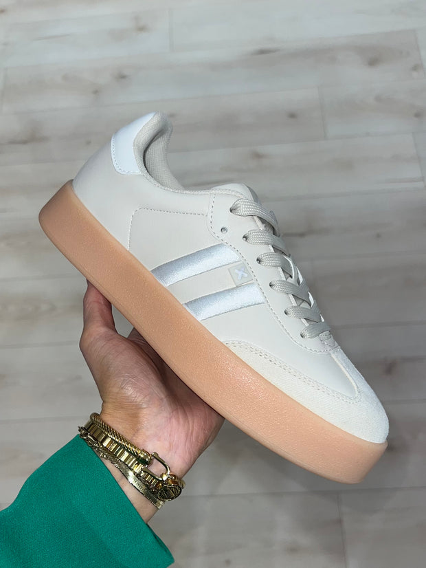 Platform Sneaker - Beige