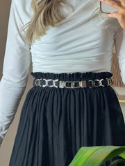 Angel Elastic Chain Belt - Black – Spoilt Belle Boutique Online