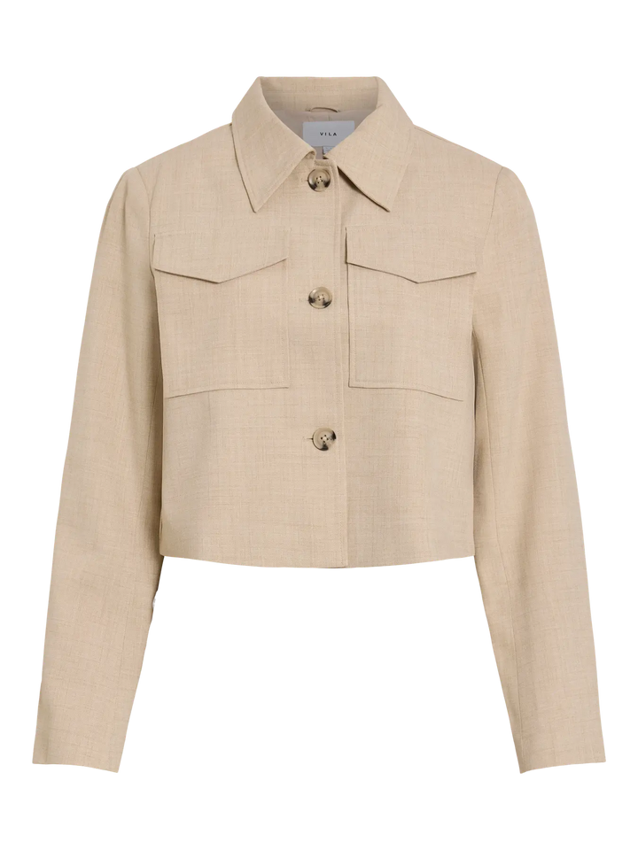 Rosa Blazer Jacket - Light Natural