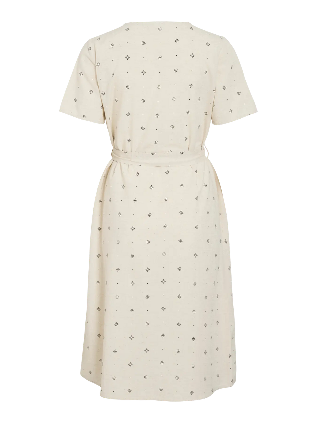 Prisilla Print V-Neck Midi Dress