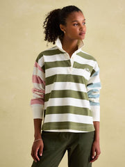 Joules Lara Boxy Fit Rugby Shirt - Multi