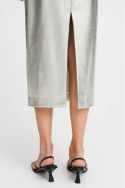 Kate Metallic Dress - Silver