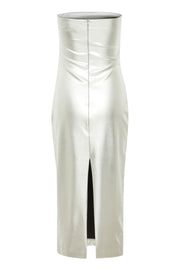 Kate Metallic Dress - Silver