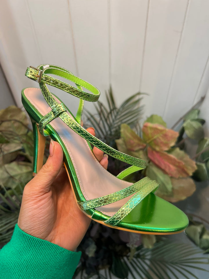 Nicole Strappy Sandal - Green