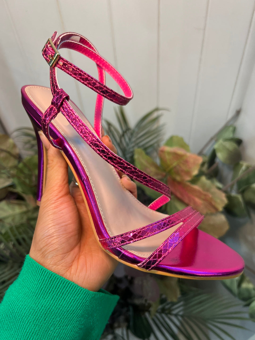 Nicole Strappy Sandal - Fuschia