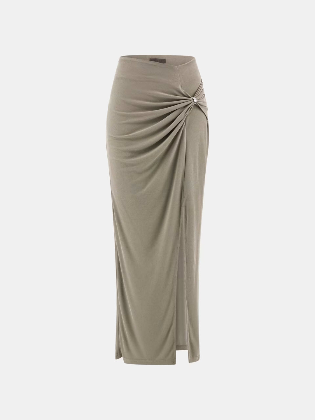 Guess Aimee Jewel Drape Skirt - Mossy Green