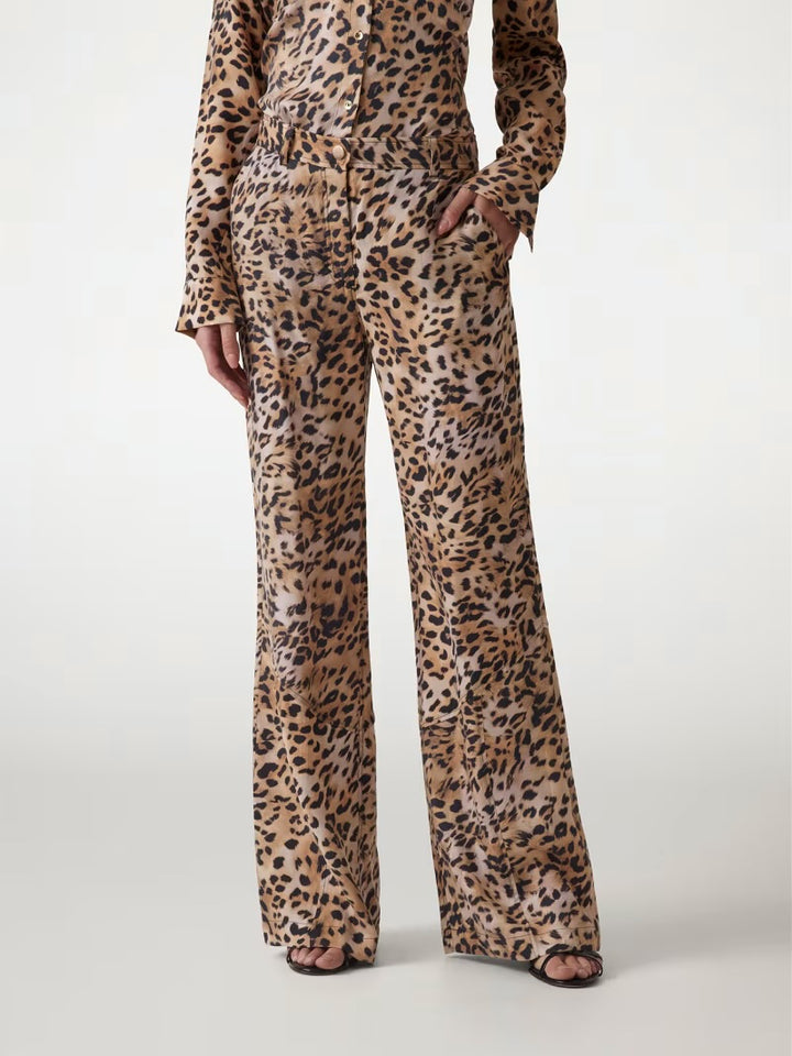 Guess Enora Straight Pant - Leopard