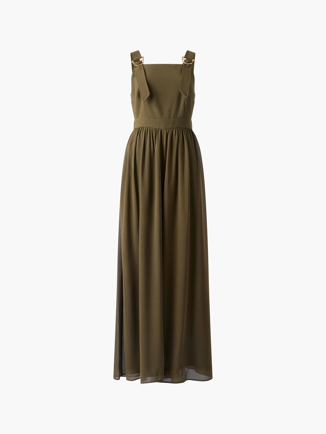 French Connection Azra Eden Mix Jumpsuit - Khaki