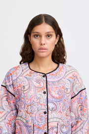 Malini Jacket - Lilac Paisley Print