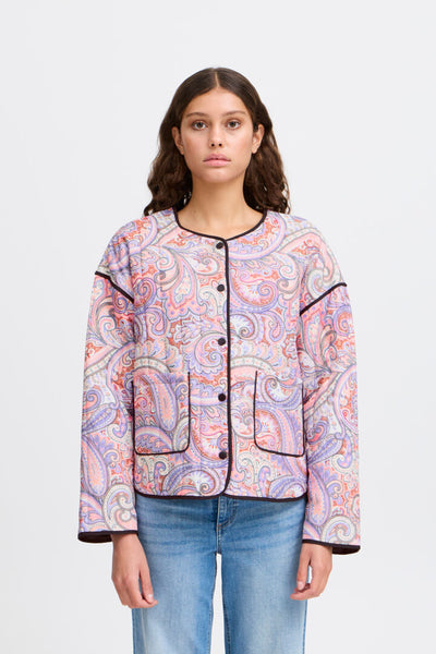 Malini Jacket - Lilac Paisley Print