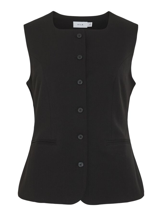 Tailored Waistcoat - Black