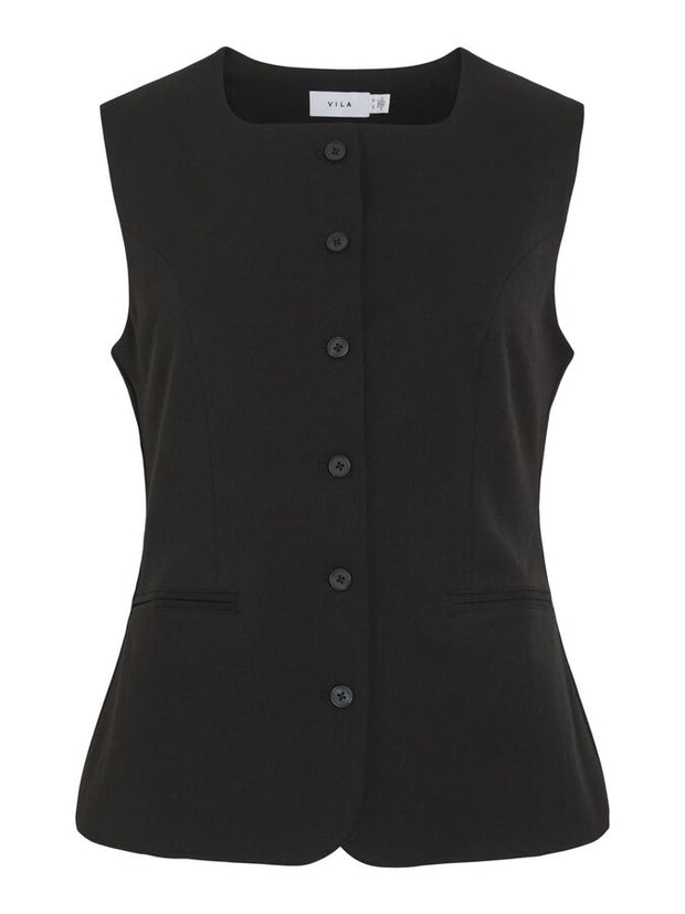 Tailored Waistcoat - Black