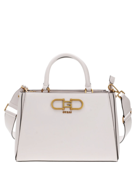 Guess Fleet Girlfriend Satchel - Stone – Spoilt Belle Boutique Online