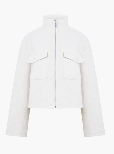 French Connection Dover Boucle Jacket - Cream