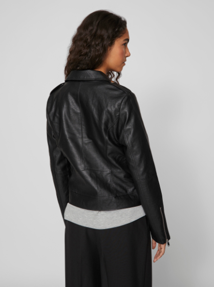 Cara Biker Jacket - Black