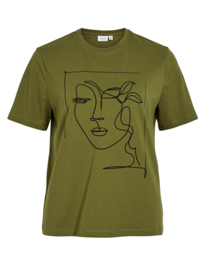 Sybella T-Shirt - Olive