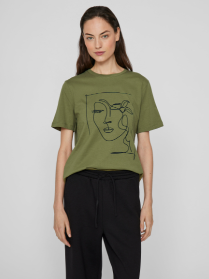 Sybella T-Shirt - Olive