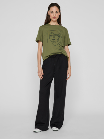 Sybella T-Shirt - Olive