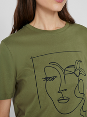 Sybella T-Shirt - Olive