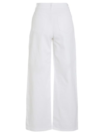 Emma Wide Leg Jean - White