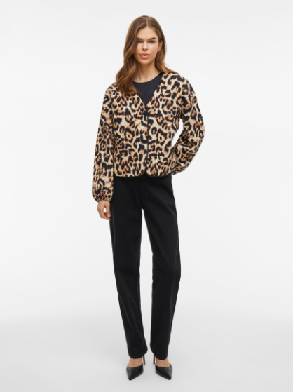 Sus Quilted Jacket - Leopard