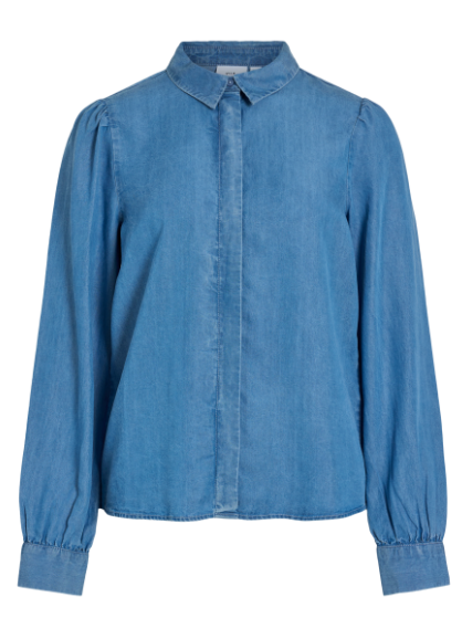 Givani Denim Shirt - Light Blue Denim