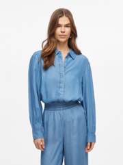 Givani Denim Shirt - Light Blue Denim