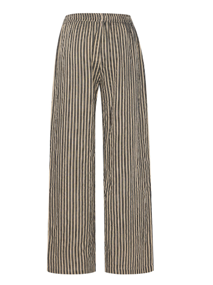 Foxa Striped Trousers - Black Stripe