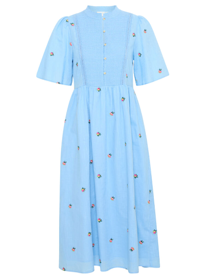 Olivia Dress - Dusk Blue