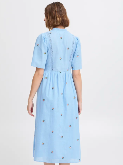 Olivia Dress - Dusk Blue