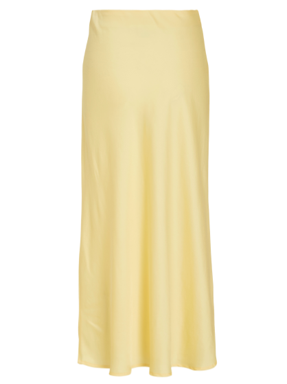 Ellette Midi Skirt - Pale Banana