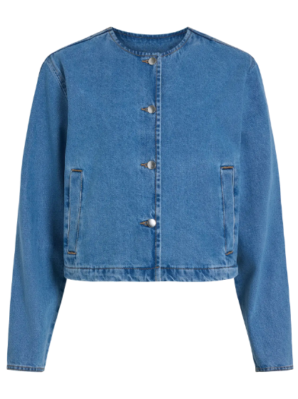 Reba Denim Jacket - Light Blue Denim