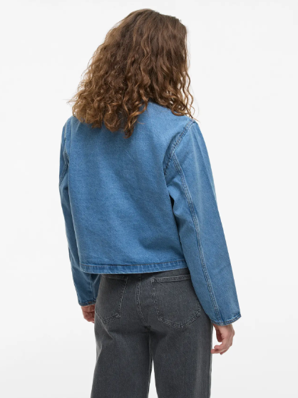 Reba Denim Jacket - Light Blue Denim