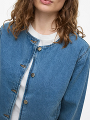 Reba Denim Jacket - Light Blue Denim