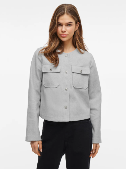 Solo Jacket - Light Grey Melange